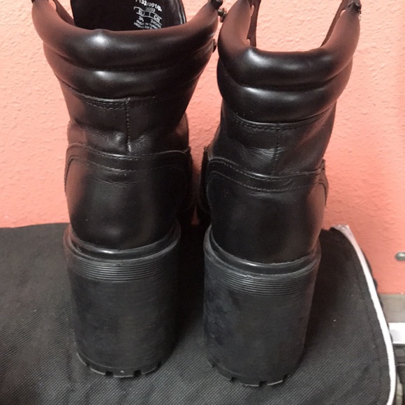 Zara combat black boots size 7.5 - Picture 4 of 6